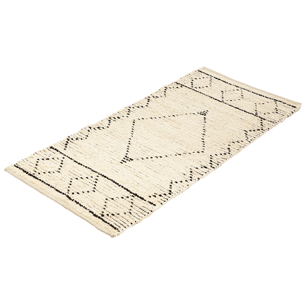 Ковер из переработанного хлопка dispur из коллекции ethnic, 70x160см