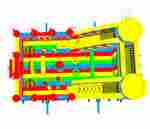 Коммерческий надувной батут «Замок развлечений», 12*7*5,5 м