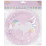 Тарелки бумажные «Единорог дивный», 17/23 см, 6 шт