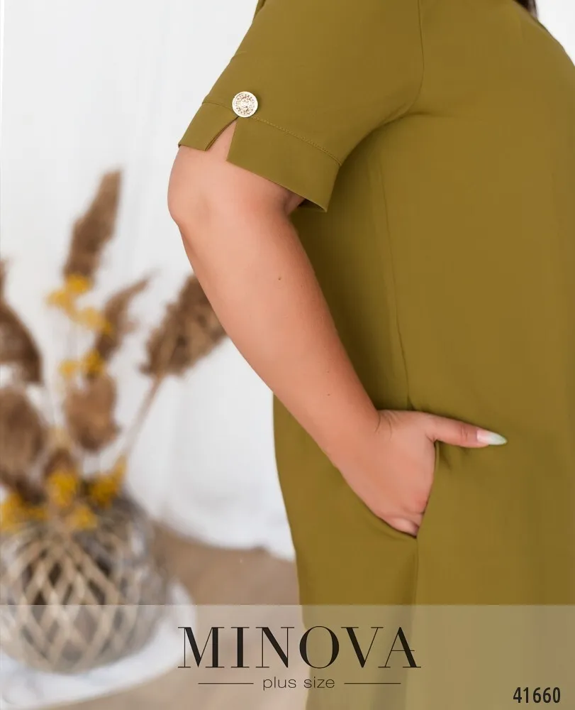 Платье 0142-олива Minova
