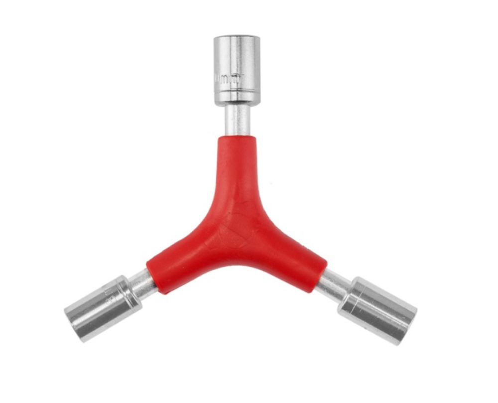 Ключ KL-9734A Y-образный с головками под внешние шестигранники 8/9/10 мм, материал обрезиненная стал, 19655