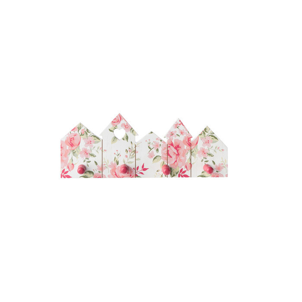 Вешалка "Домики" 30x11см