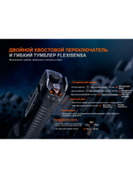 Фонарь Fenix тактический TK35R 5800 люмен с ультрафиолетом