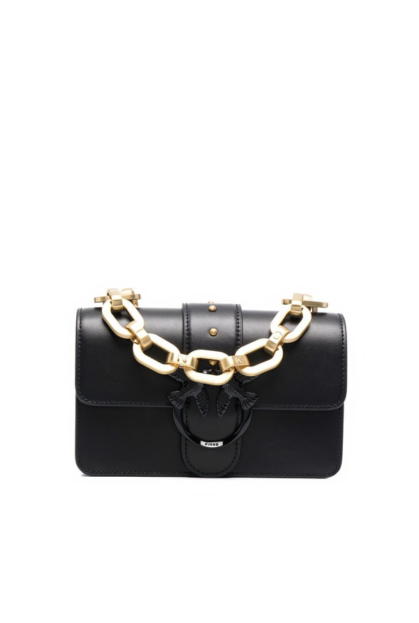 MINI LOVE BAG ICON MAXI CHAIN – black