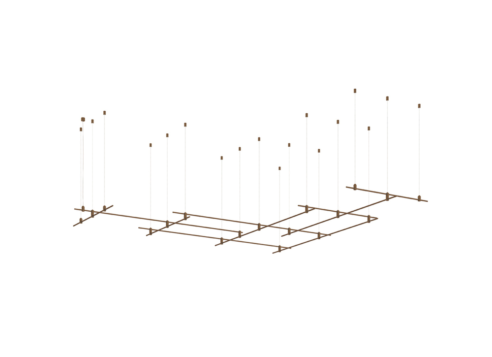 Donolux Magnet Modular System «CODE 1.2»,  L2000x6xL1000х4хH95-3000 мм (высота регулируется),  DC24V,