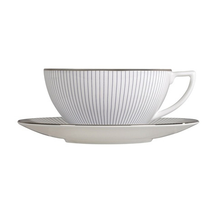 Wedgwood Кофейная чашка Jasper Conran Pin Stripe 180 мл с блюдцем 1058026