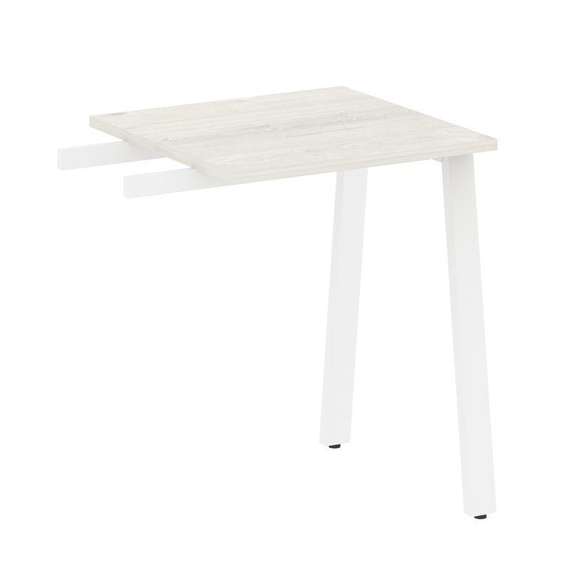 Metal System Приставной элемент на А-образном м/к БА.ПР-1 Дуб Наварра/Металл Белый 600*600*750