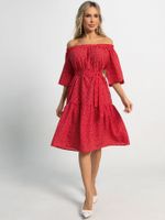 Платье с поясом Дафна (красное) П15524-8М LT Collection