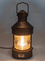 Большой напольный светильник из корабельного топового фонаря «Топовый ТС», Ленинград, 1970 год