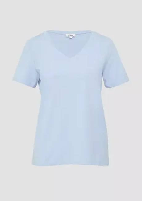 Футболка с V-образным вырезом s.Oliver