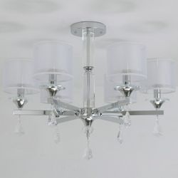 Люстра на штанге ILLUMICO  IL1354-6CPA-29 CR Romei