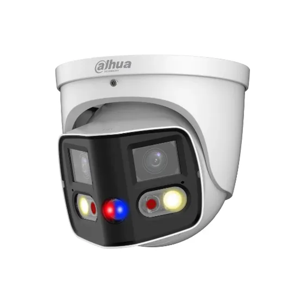 IP видеокамера DH-IPC-PDW3849P-A180-E2-AS-PV-0280B Dahua купольная, уличная, 8Мп, f=2.8мм, микрофон, динамик