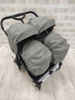 Коляска для двойни Carrello Connect CRL-5502 Ink Grey