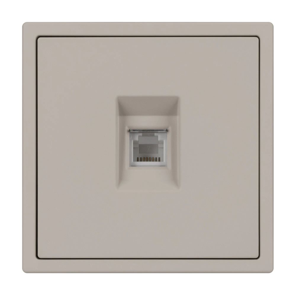 Механизм телефонной розетки SCT-NOBE-MTL1-SFPL-CA (RJ-11, 4C) (Arlight, Кашемир) 061892