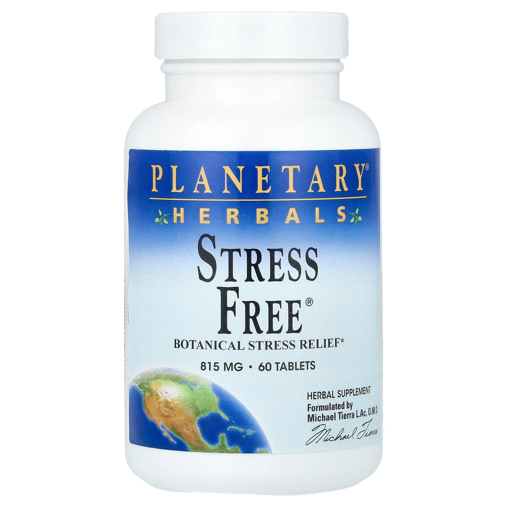 Planetary Herbals, Stress Free®, 60 таблеток
