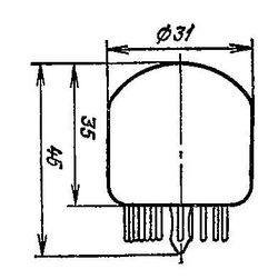 индикатор газоразрядный ИН 4