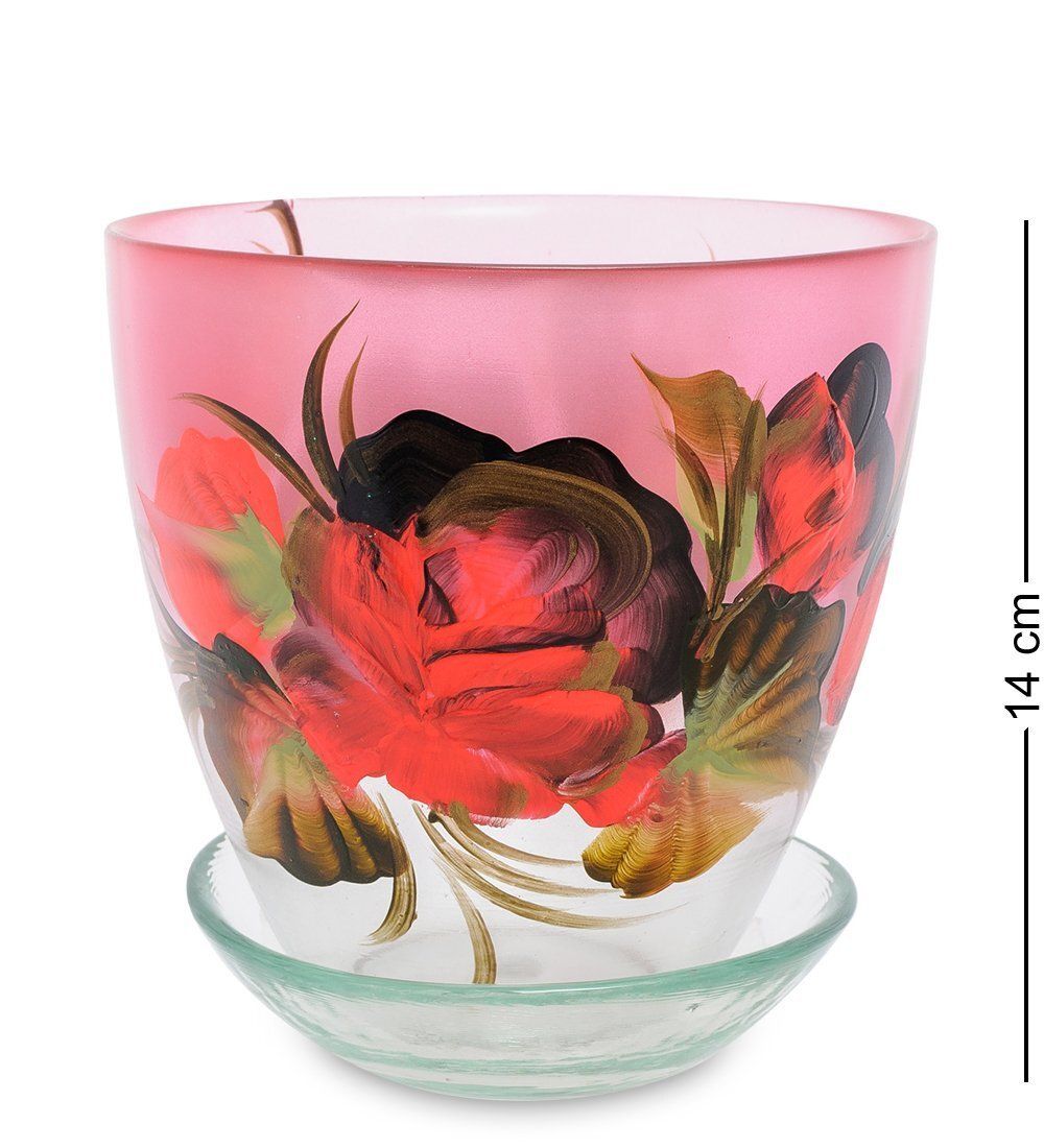 VZ-906 Кашпо «Цветы» мал.