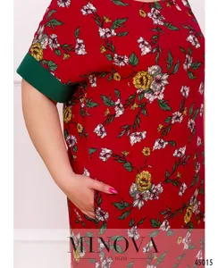 Платье 2270-красный Minova