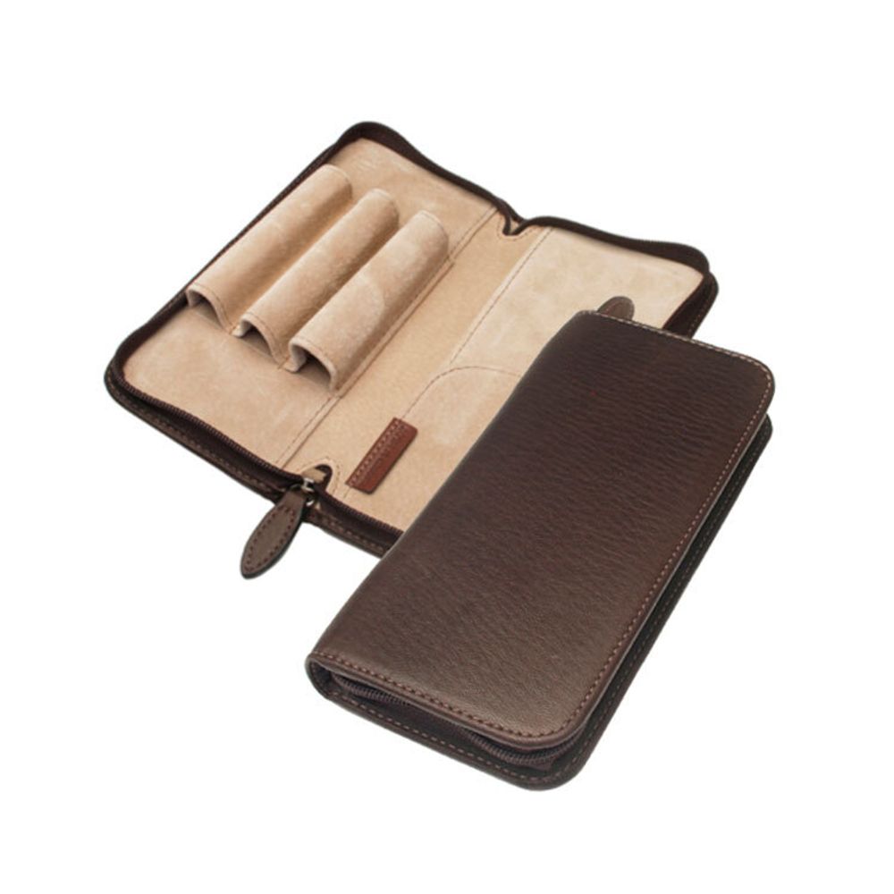 Пенал PILOT Pensemble на молнии темно-коричневый (PSPC-01-DBN)