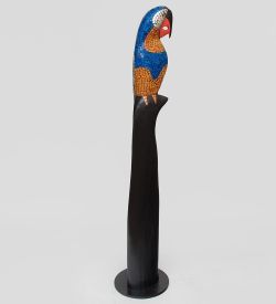 Decor and Gift 23-001-01 Статуэтка «Попугай» дерево+стекл.мозаика 100 см