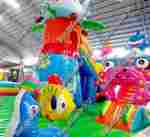 Коммерческий надувной батут "На морском дне" 15*8*7 м