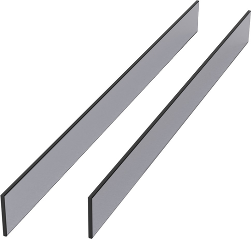 КОМПЛЕКТ Стекла закаленные 2 шт  для полки Конеро W 760-820, H 72, переднее стекло 689x6x61 мм, задн