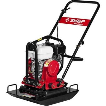 Виброплита бензиновая ЗУБР ЗВПБ-20 ГХ - [86 кг / 20 кН / Honda GX160]