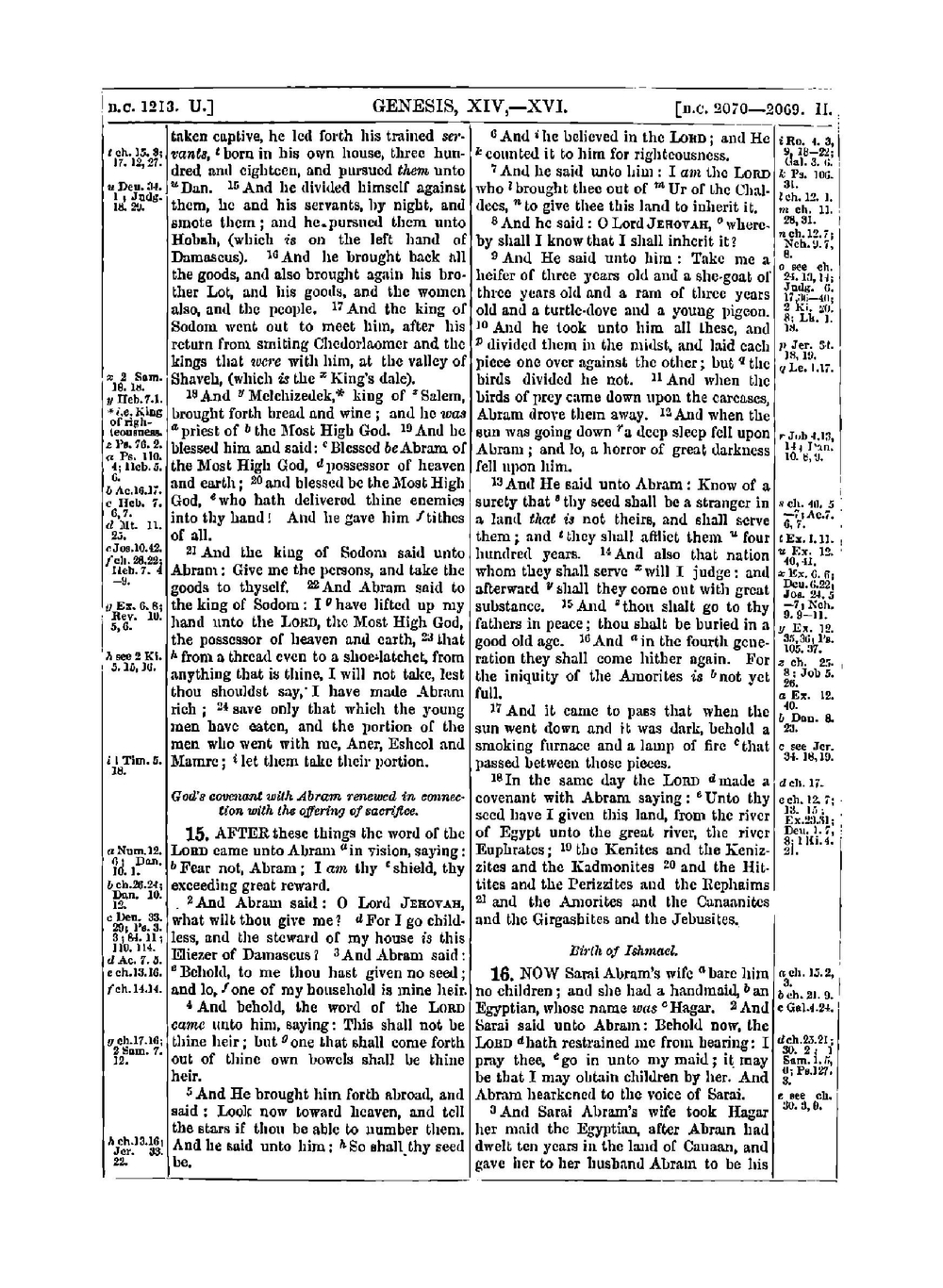 Revised English Bible. The Holy Bible, according to the Authorized version, compared with the Hebrew and Greek texts, carefully revised; arranged in paragraphs and sections, with supplementary notes, references to paralled and illustrative passages, chronological tables, and ma | Joseph Gurney