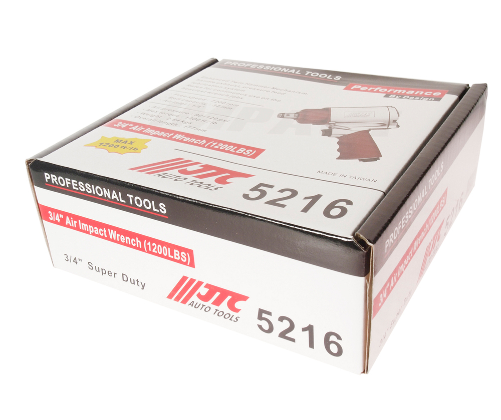 Гайковерт пневматический 3/4'' 1626Hм 7200об/мин. 90-120PSI ударный JTC