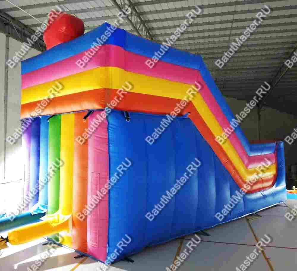 Надувная горка "В гостях у клоуна" 6,5*3*4 м