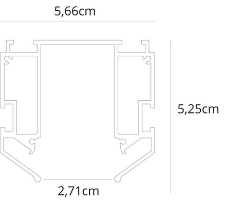 Профиль для накладного магнитного шинопровода Arte Lamp LINEA-ACCESSORIES