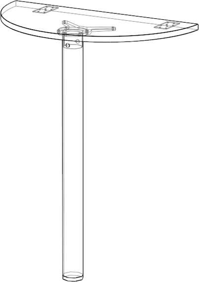 Брифинг-приставка Стандарт Про ясень шимо светлый