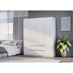 Шкаф для одежды и белья Симпл ШК-13, белый