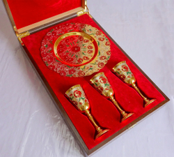 Винный набор "Маки"