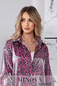 Рубашка 697-малиновый Minova