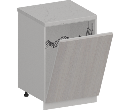 Кухня Модуль ШНВ 600 Белый / Анкор