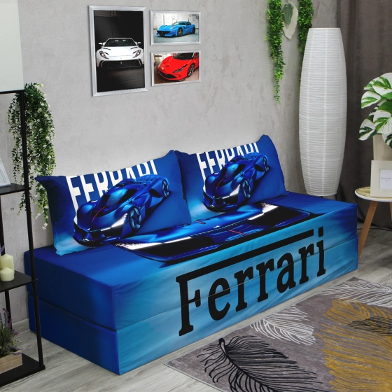 Бескаркасный диван кровать раскладной "Ferrari"