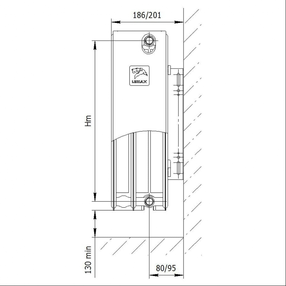 Радиатор стальной «LEMAX» Compact 33 300х2600