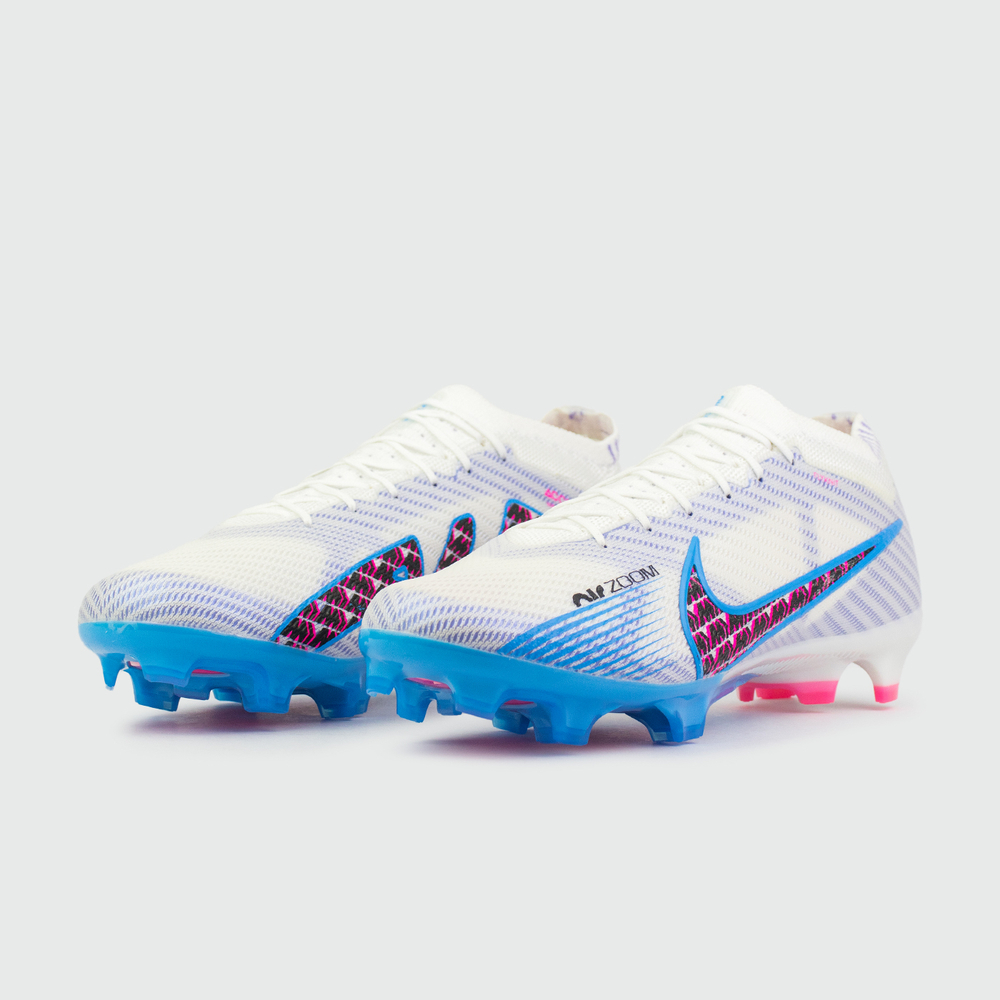 Бутсы Nike Air Zoom Mercurial Vapor XV Elite FG Wmns White Blue
