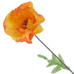 GAEM Цветок искусственный "Мак", L17 W9 H73 см