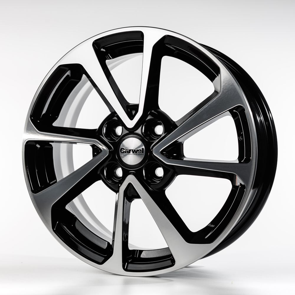 Диск Литой КС861 (Hyundai Solaris II) 6,0 x R15 4x100 D54,1 ET46 алмаз чёрный