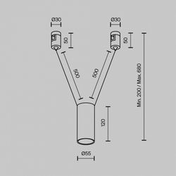 Подвесной светильник Maytoni Focus Led TR157-1-12W4K-PT