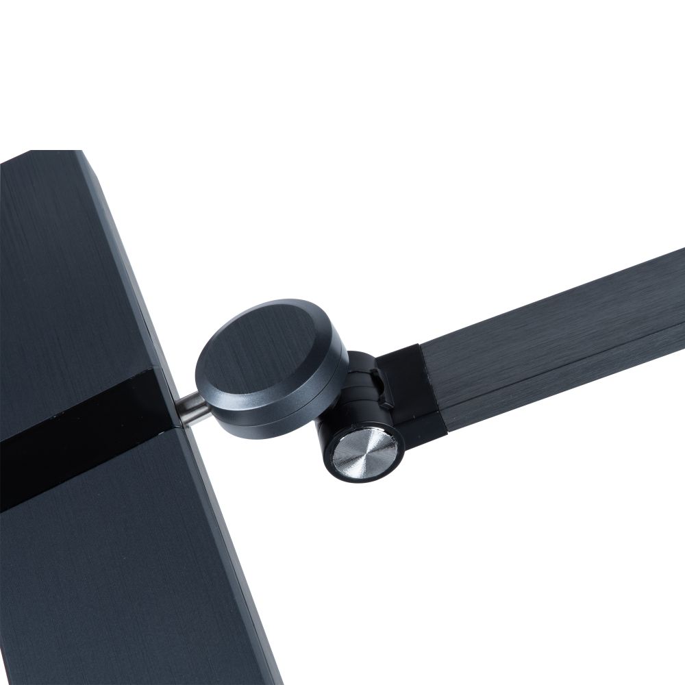 ULM-D110 15W-3000-6500K-DIM BLACK Светильник настольный светодиодный с беспроводной зарядкой телефонов. Сенсорный выключатель. Диммер. Черный. TM Uniel