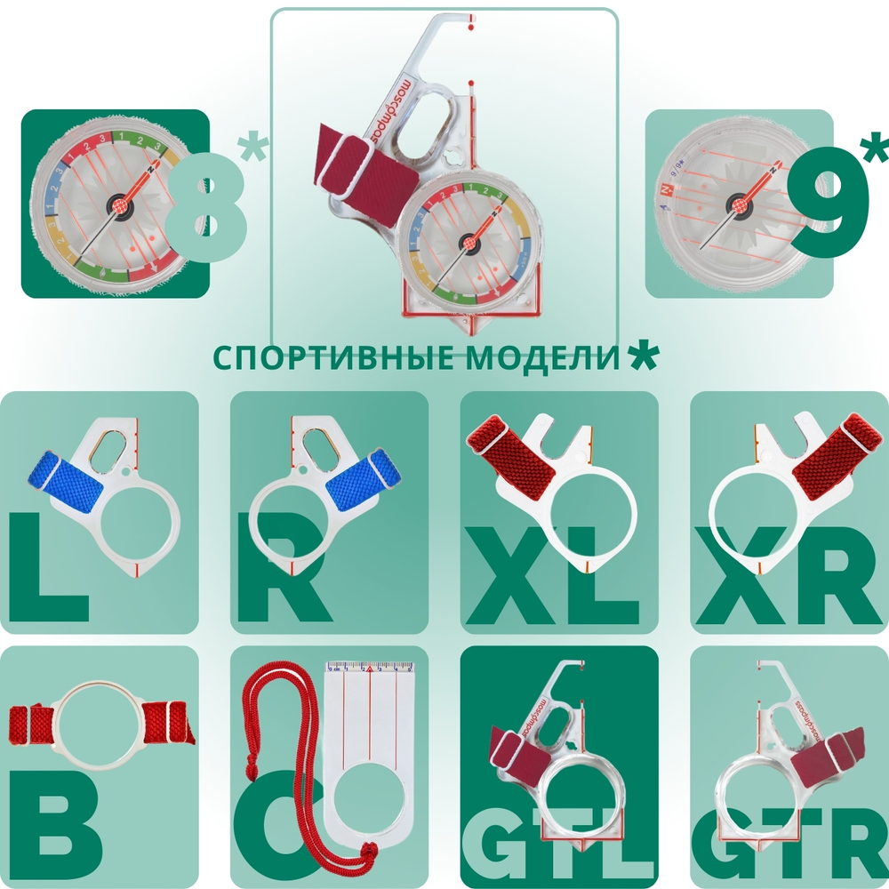 Компас звёздочка жидкостный Москомпас Модель 8GTL