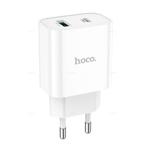 Зарядное устройство Hoco C80A Plus 20W PD + QC3.0 (white)