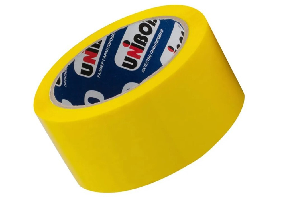 Упаковочная КЛ UNIBOB 400, 48мм х 66м, 40 мкм, желтая (6/36шт)