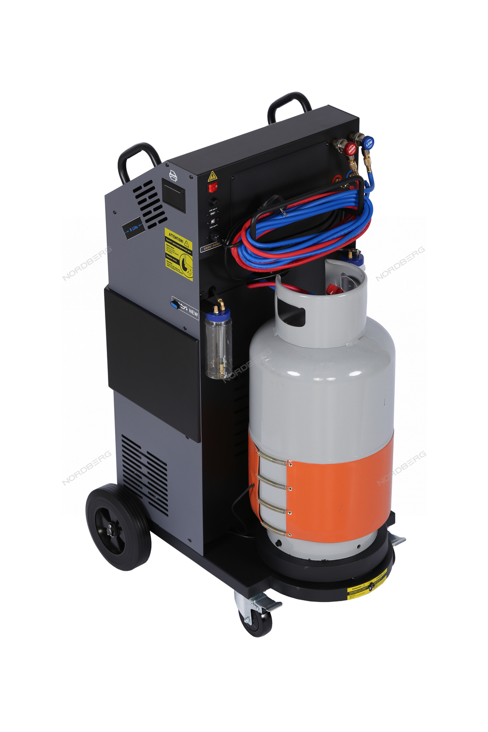 Установка автомат для заправки кондиционеров автобусов с ручным впрыском масла NORDBERG NF39