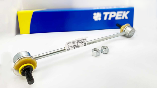 Стойка стабилизатора передняя FORD Focus 2/3, MAZDA 3/5, VOLVO с крепежом, ТРЕК.SL70-149