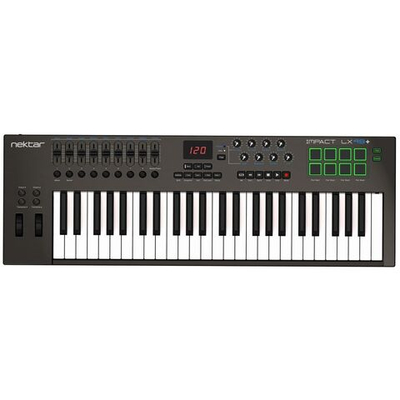 Usb Midi Клавиатура, 49 Клавиш, Совместимо С Mac/ Pc/ Ipad/ По Bitwig 8-Trac Nektar Impact Lx 49+