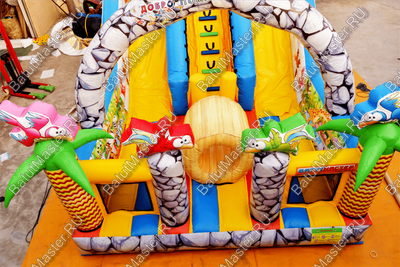 Коммерческий надувной батут "Солнечный остров" 7.5*5*5 м